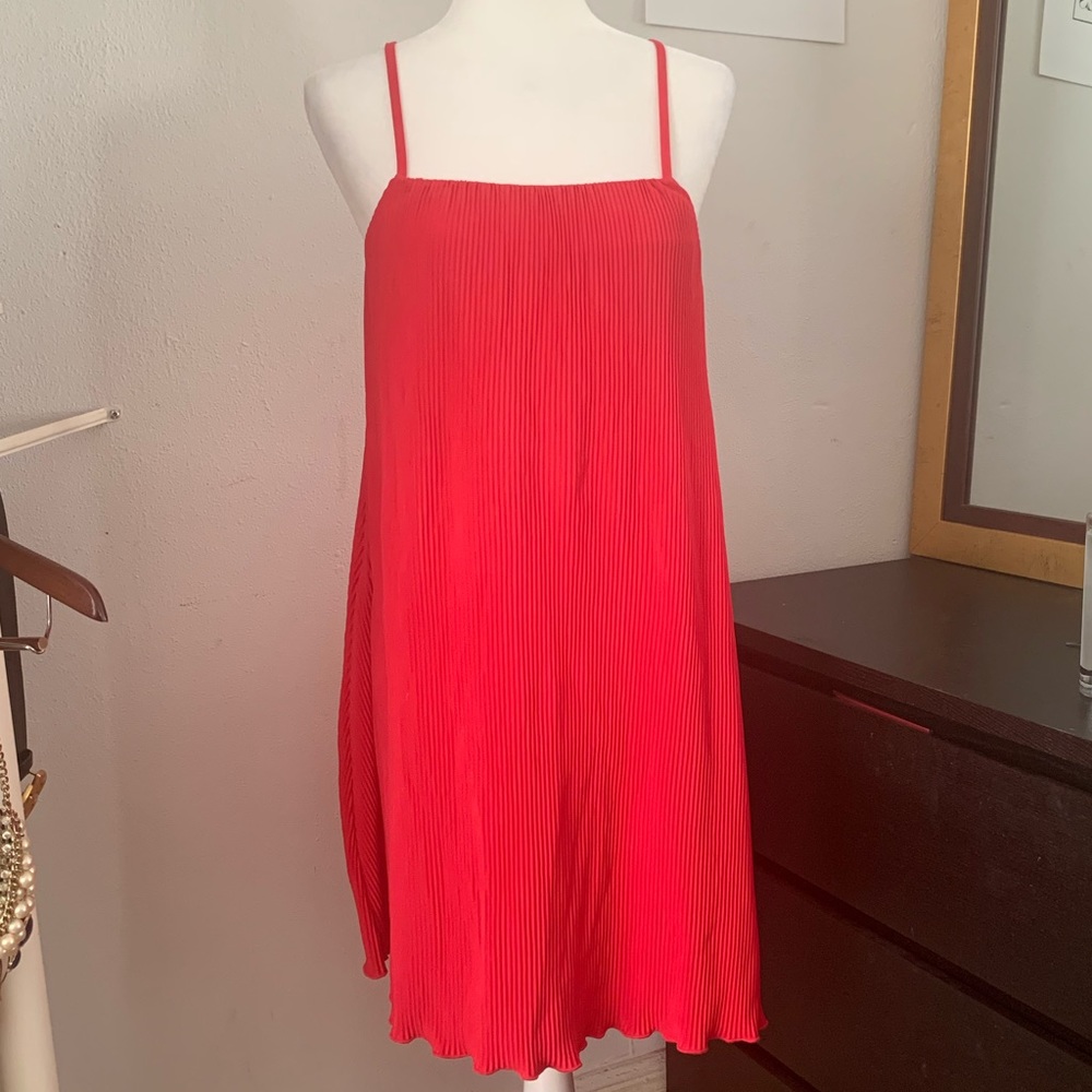 Pink swing dress